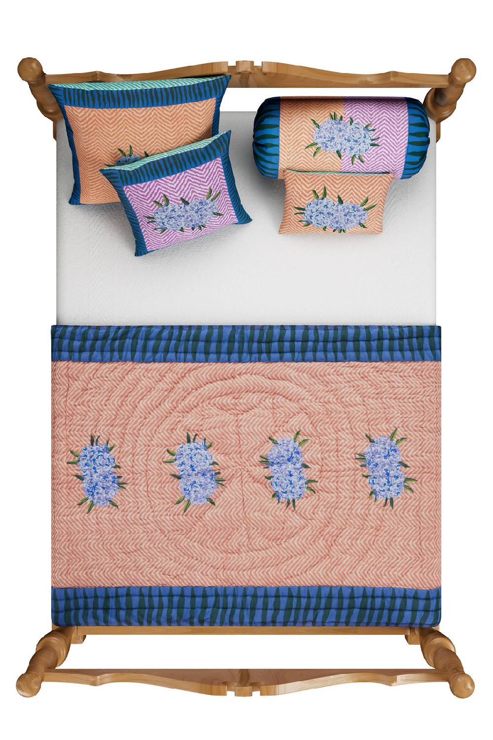 Lisa Corti cuscino cotone 30x40cm oleander lilac Negozio online di fabbrica