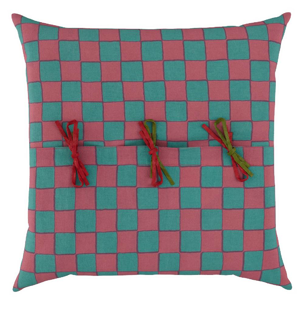 Lisa Corti federa cotone 45x45cm kandem queen peach Offerte esclusive