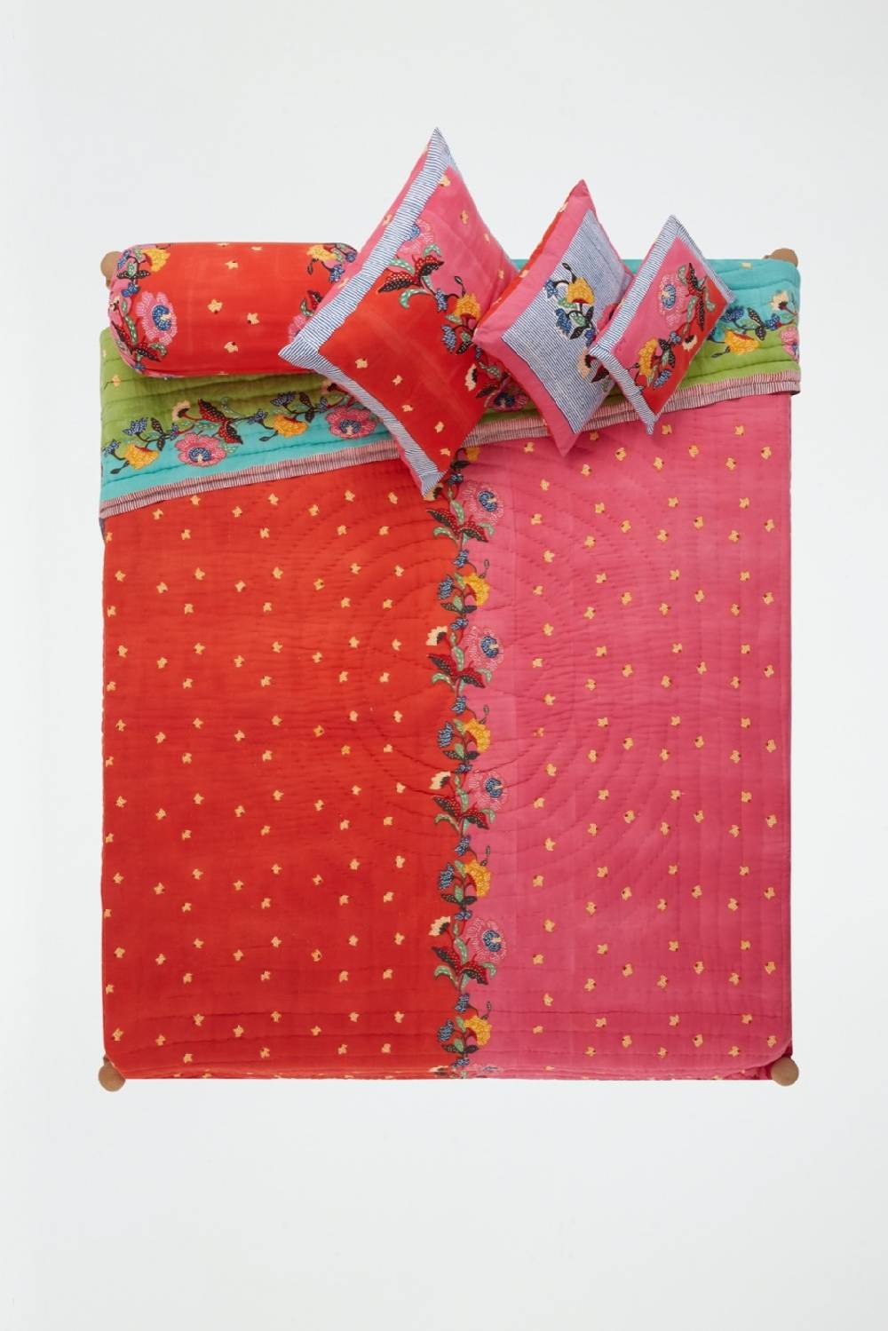 Lisa Corti trapunta reversibile 250x270cm indonesian red rose Comprane uno, ottenene uno gratis