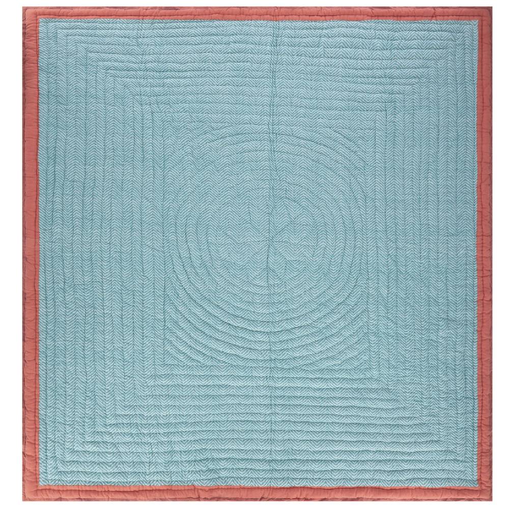 Lisa Corti trapunta reversibile 250x270cm oleander lilac peach Offerte speciali
