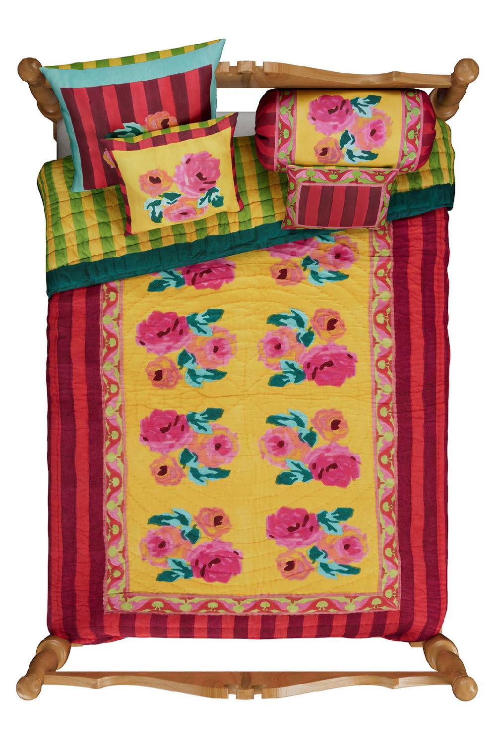 Lisa Corti trapunta reversibile 250x270cm nizam sulphur Enormi risparmi