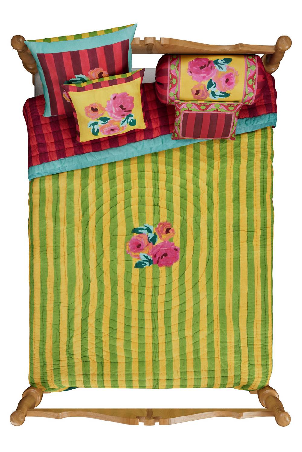 Lisa Corti trapunta reversibile 250x270cm nizam sulphur Enormi risparmi