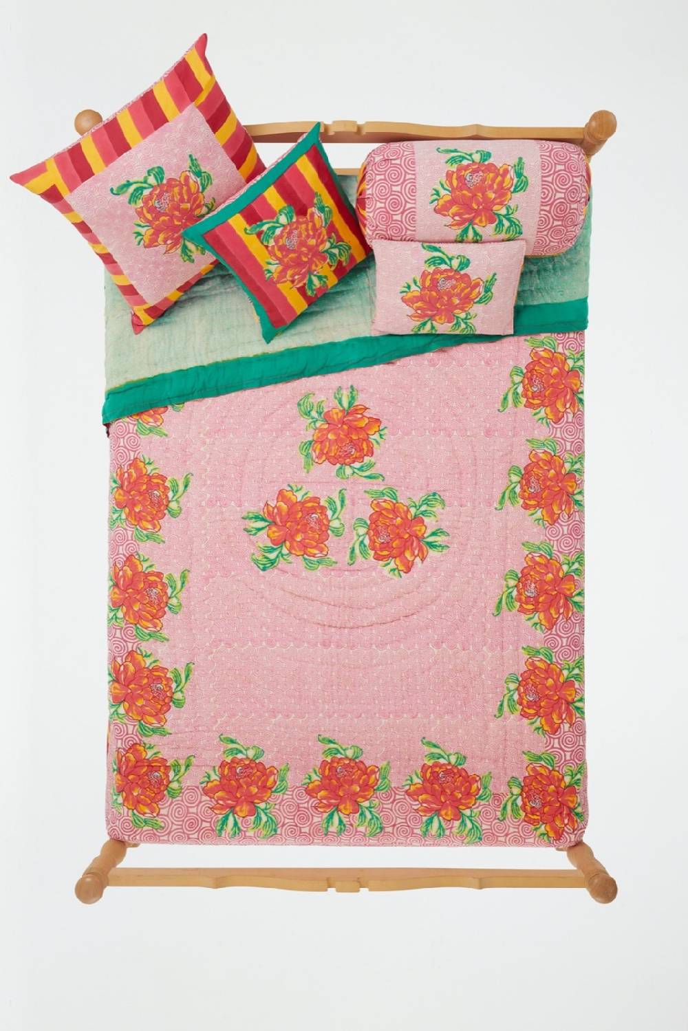 Lisa Corti trapunta reversibile 250x270cm camelia magenta pink Super Saving Price