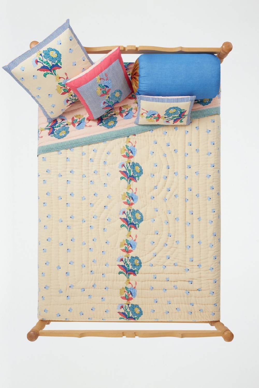 Lisa Corti trapunta reversibile 250x270cm cutter brooks x lisa corti indonesian natural cold Ultimi due giorni