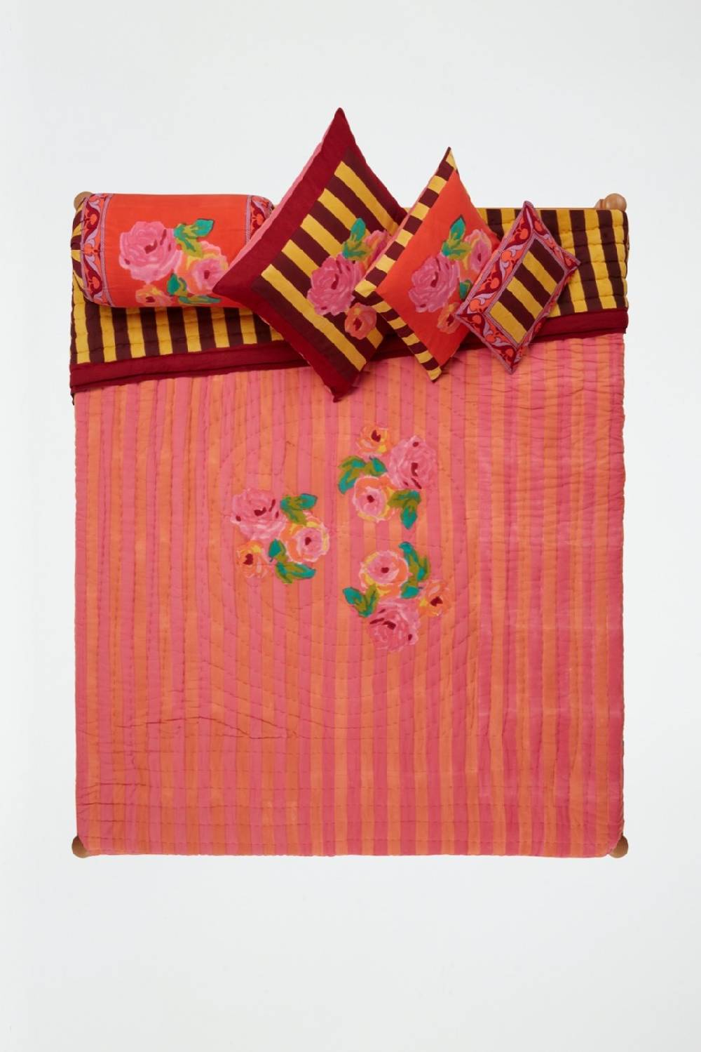 Lisa Corti trapunta reversibile 250x270cm nizam red Fino al 55% di sconto