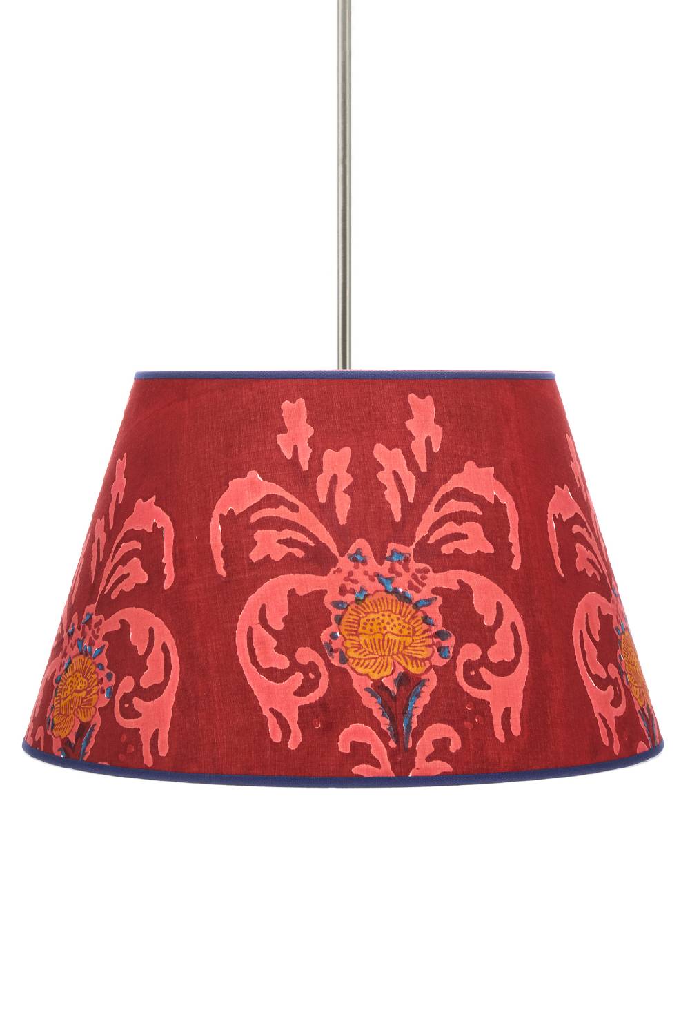 Lisa Corti paralume diam 40 brocade red Acquista Ora