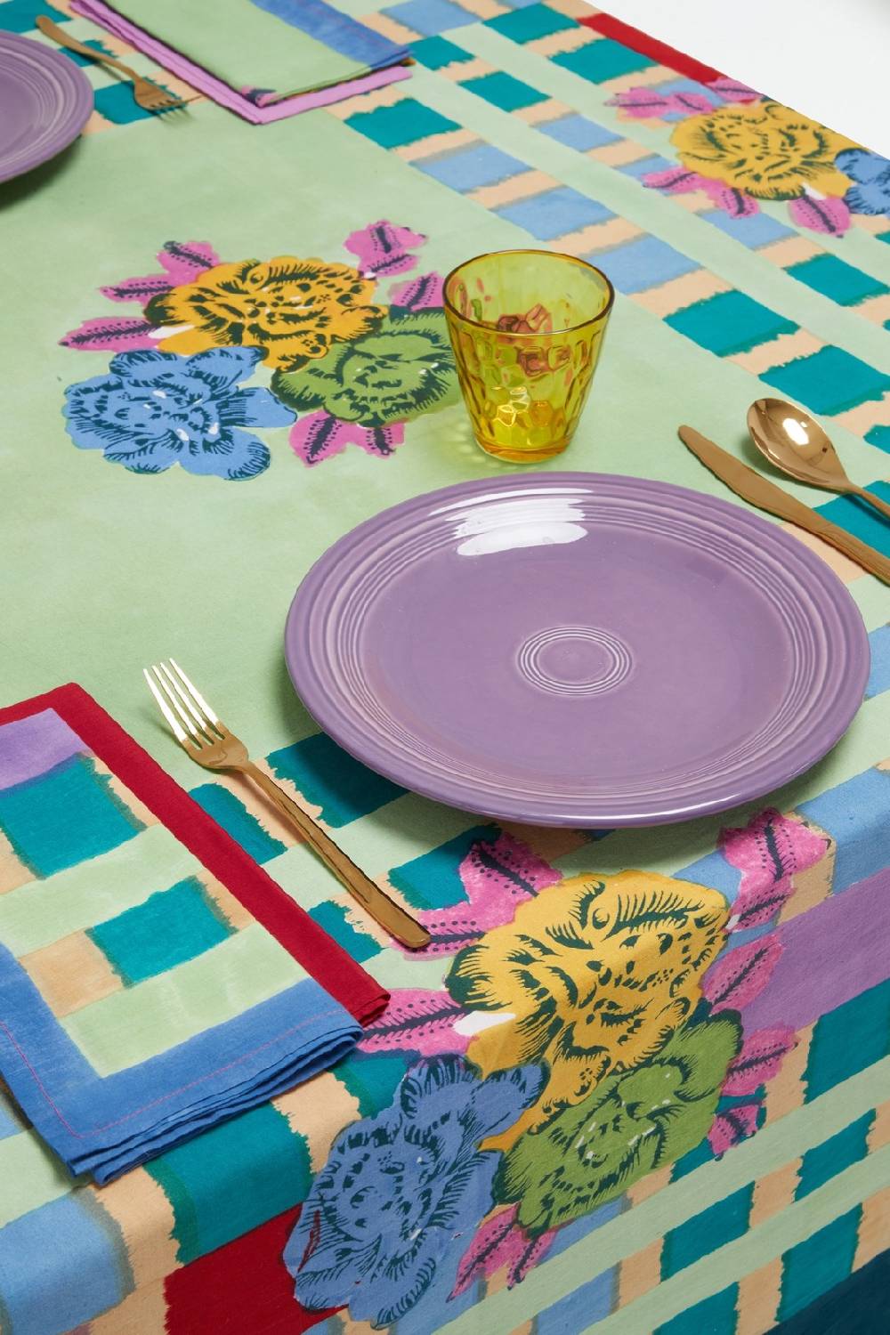 Lisa Corti telo cotone 250x270cm ankara aqua Offerta Giorno del Papà
