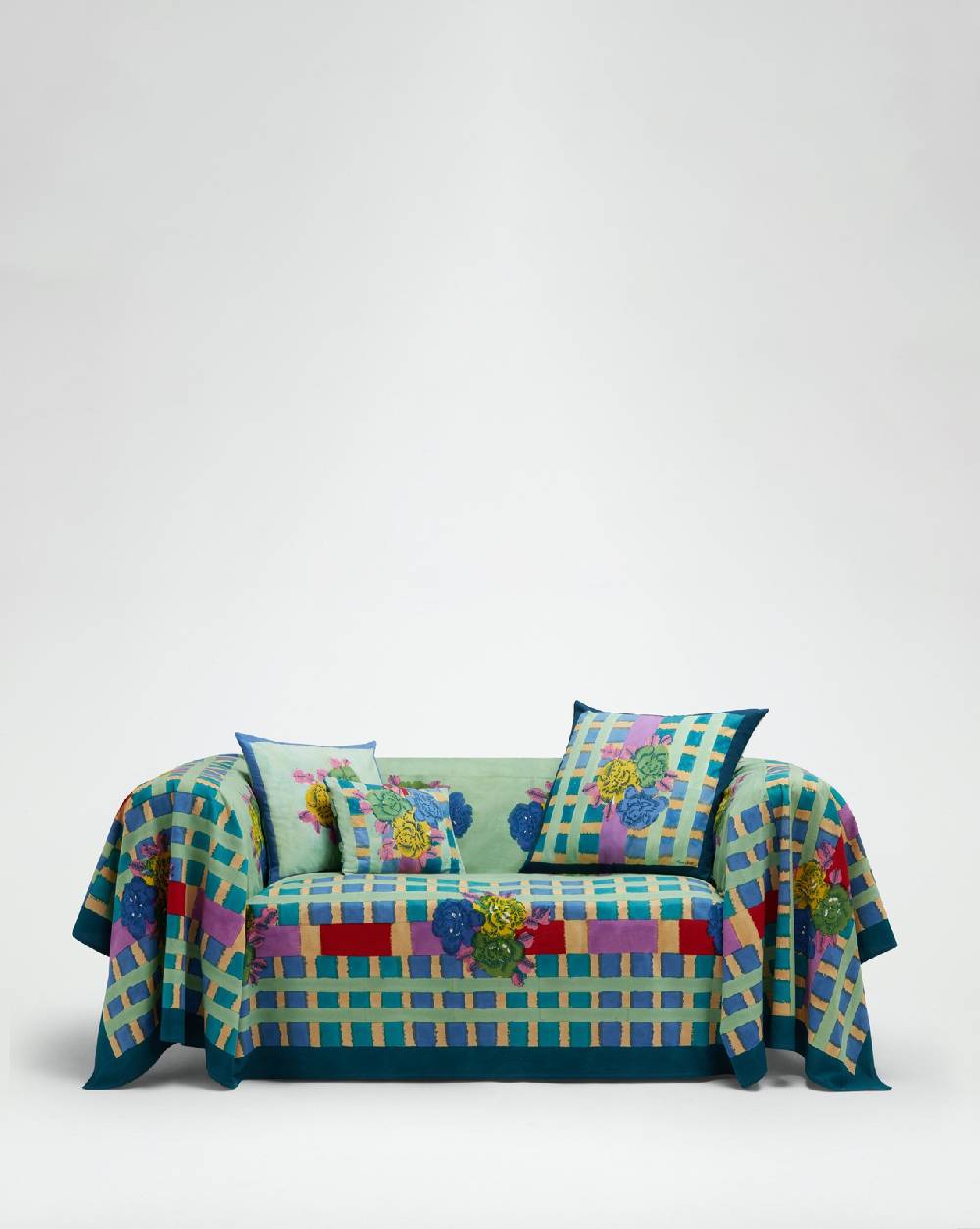 Lisa Corti telo cotone 250x270cm ankara aqua Offerta Giorno del Papà