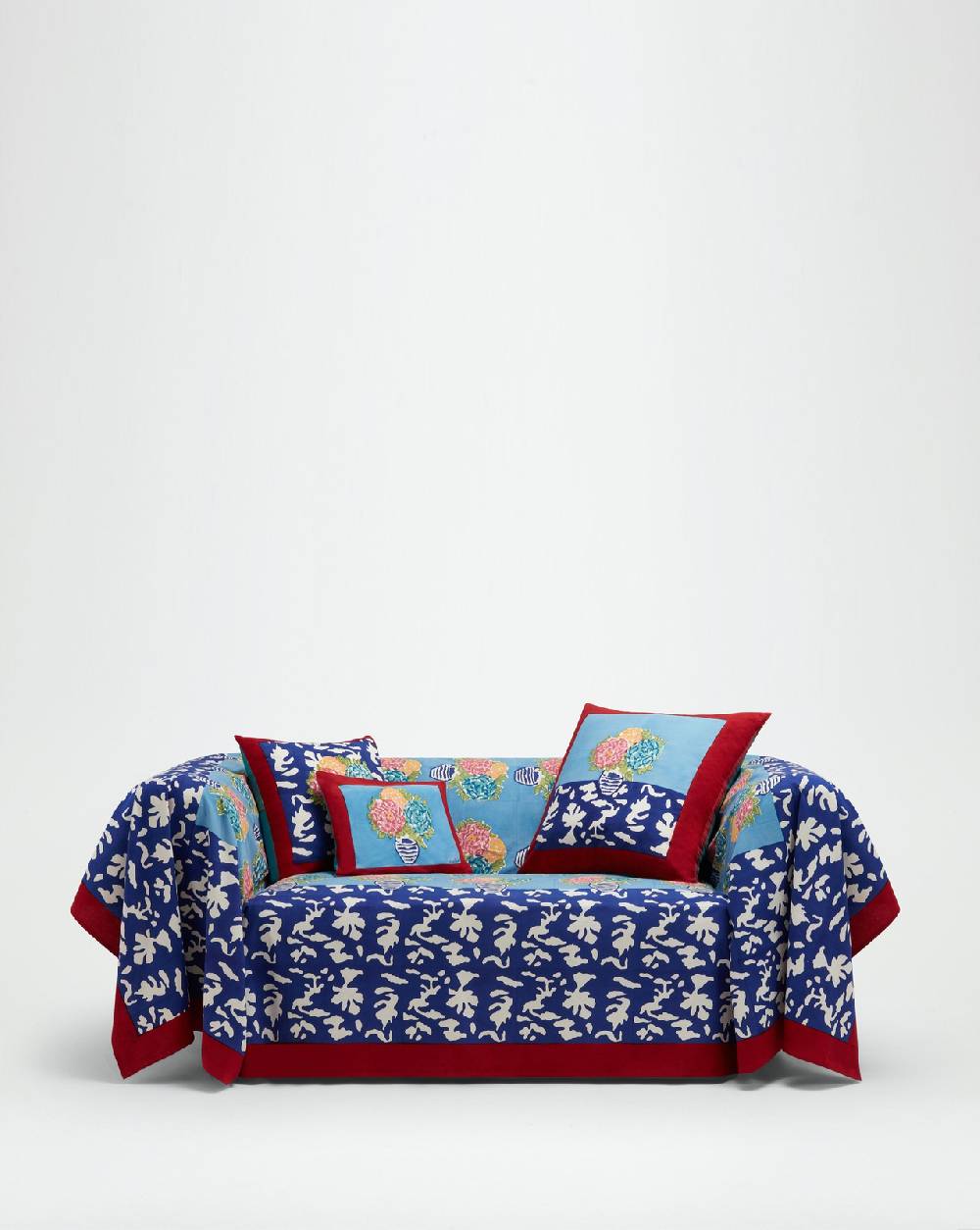 Lisa Corti telo cotone 250x270cm lisa corti x la minervetta blue pot sky Smaltimento dello stoccaggio