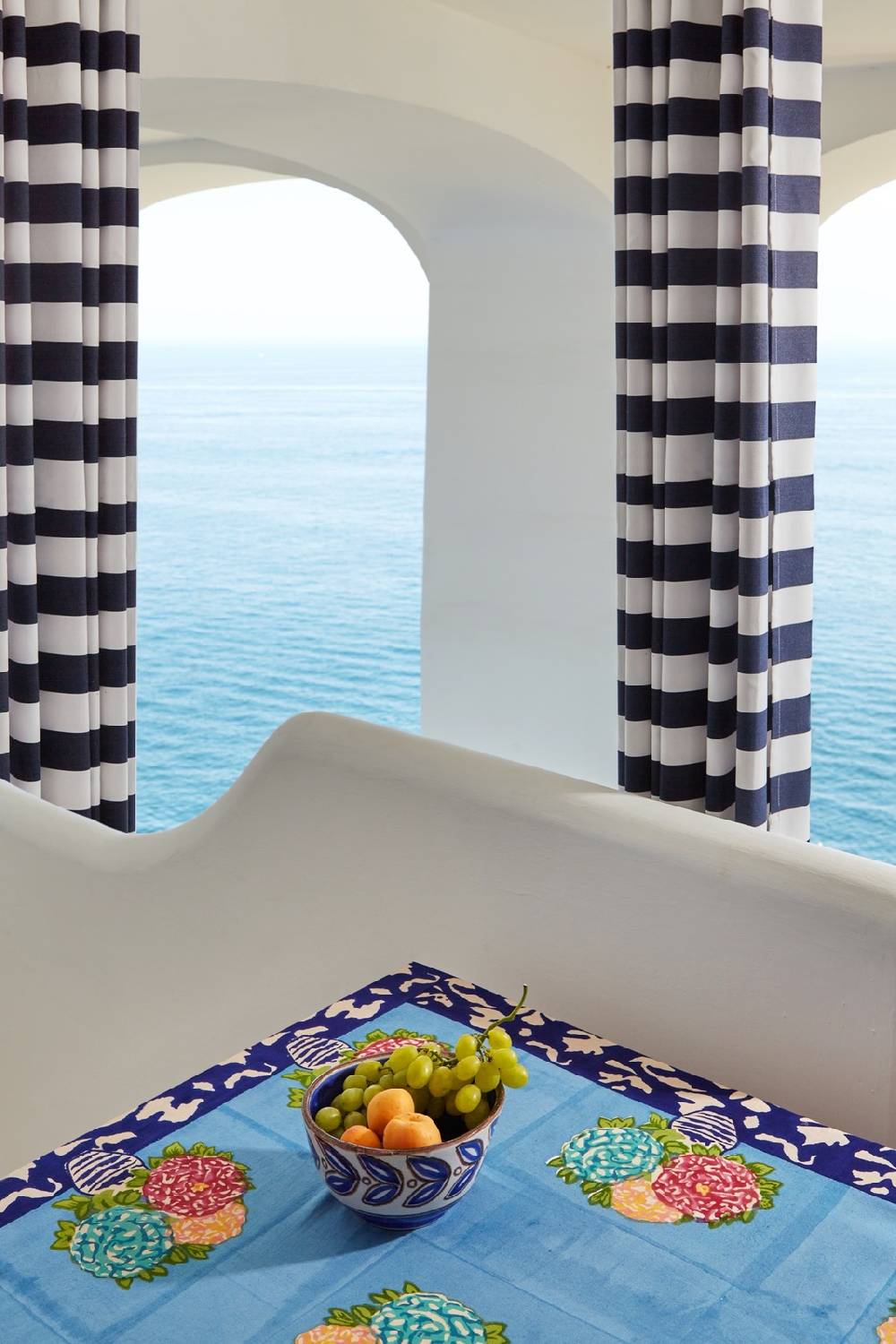 Lisa Corti telo cotone 250x270cm lisa corti x la minervetta blue pot sky Smaltimento dello stoccaggio