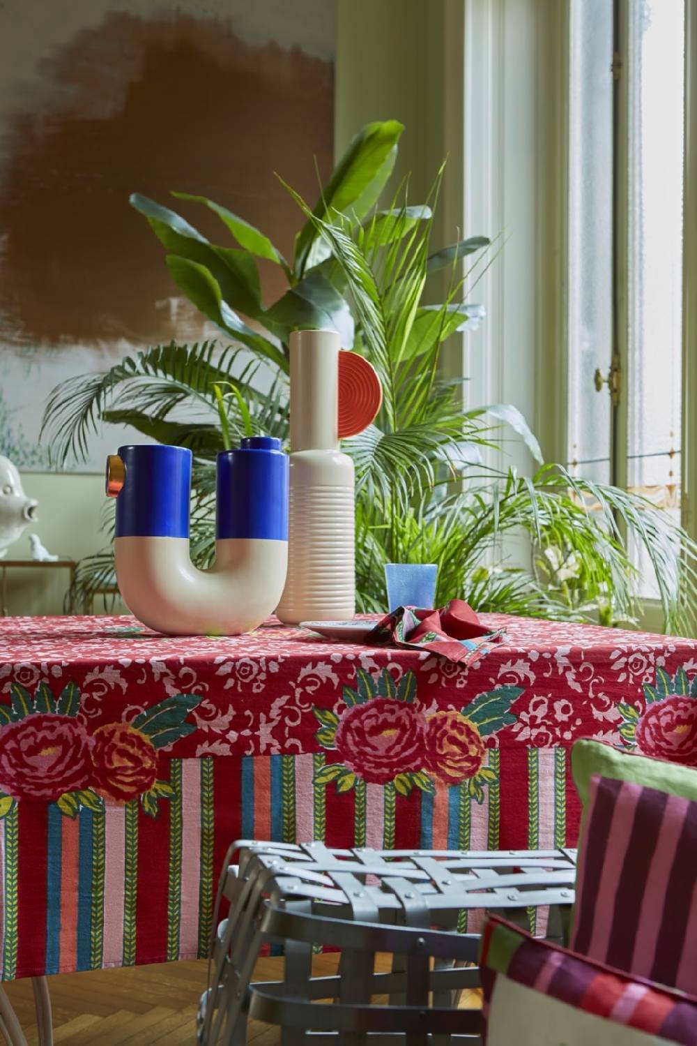 Lisa Corti telo cotone 250x270cm love red Offerta temporanea