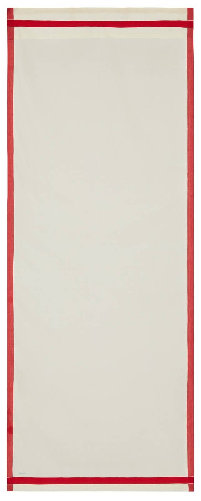 Lisa Corti tenda cotone 100x250cm bordo red Super sconto