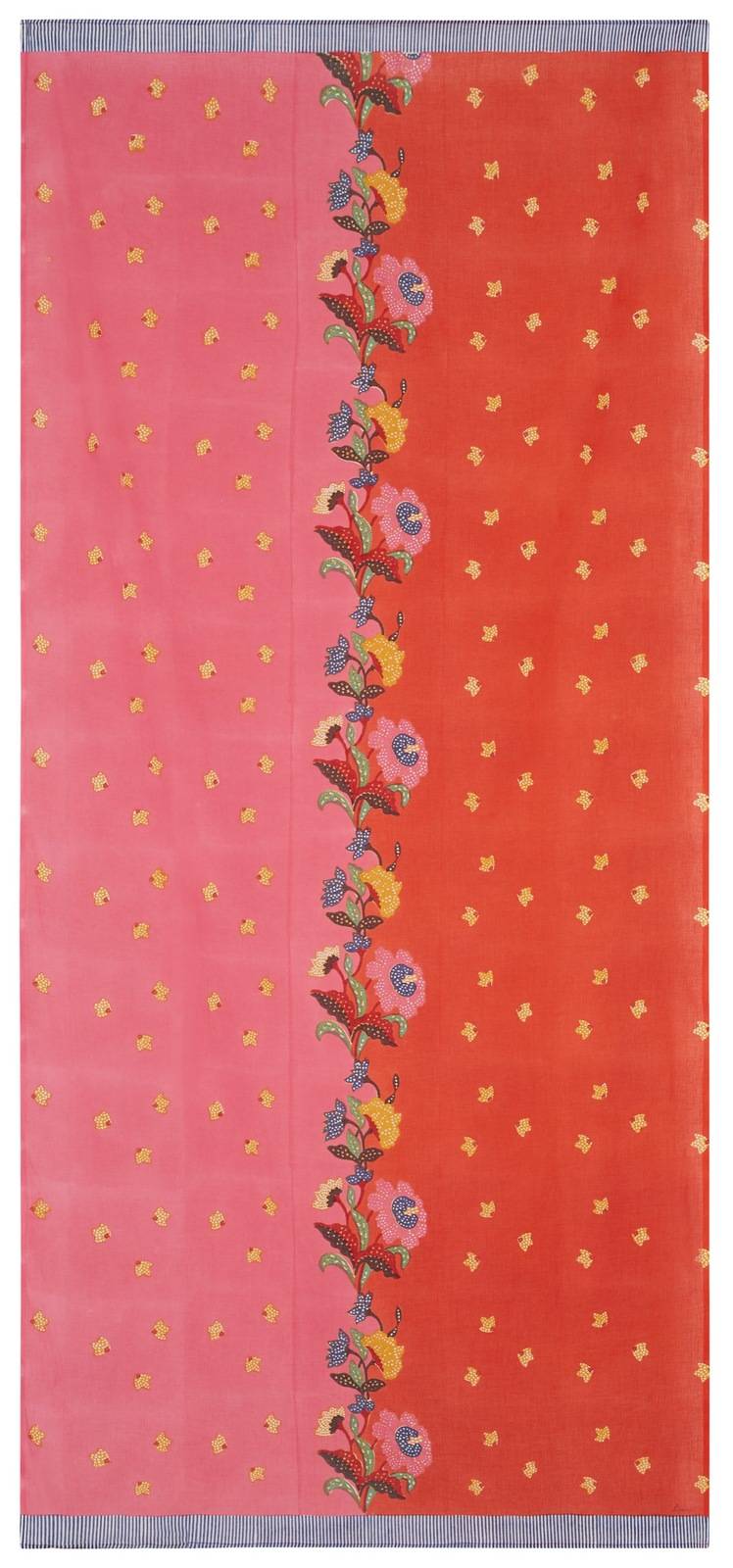 Lisa Corti tenda mussola di cotone 110x240cm indonesian red rose 50% di sconto con spedizione gratuita