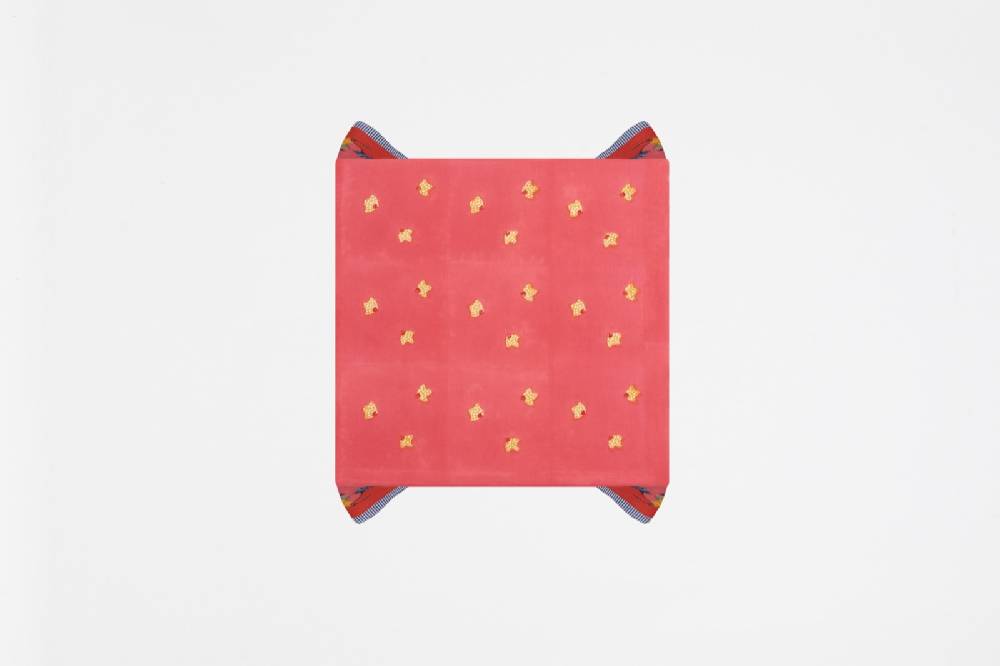Lisa Corti telo cotone 110x110cm indonesian red rose Shopping Online