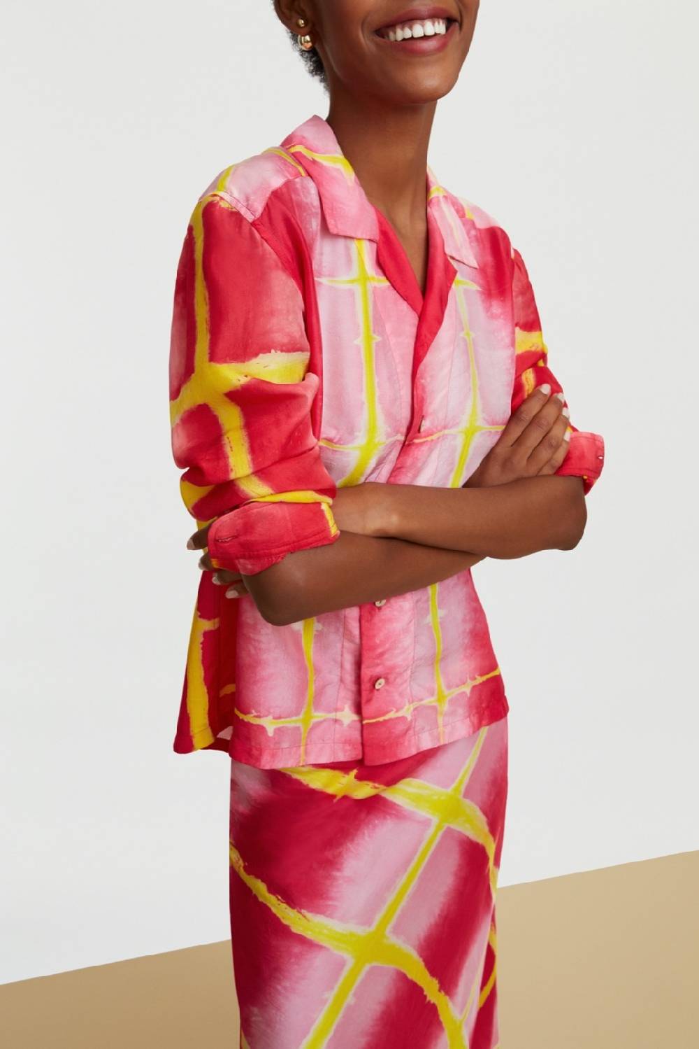 Lisa Corti camicia onda tangra pink Cyber Monday