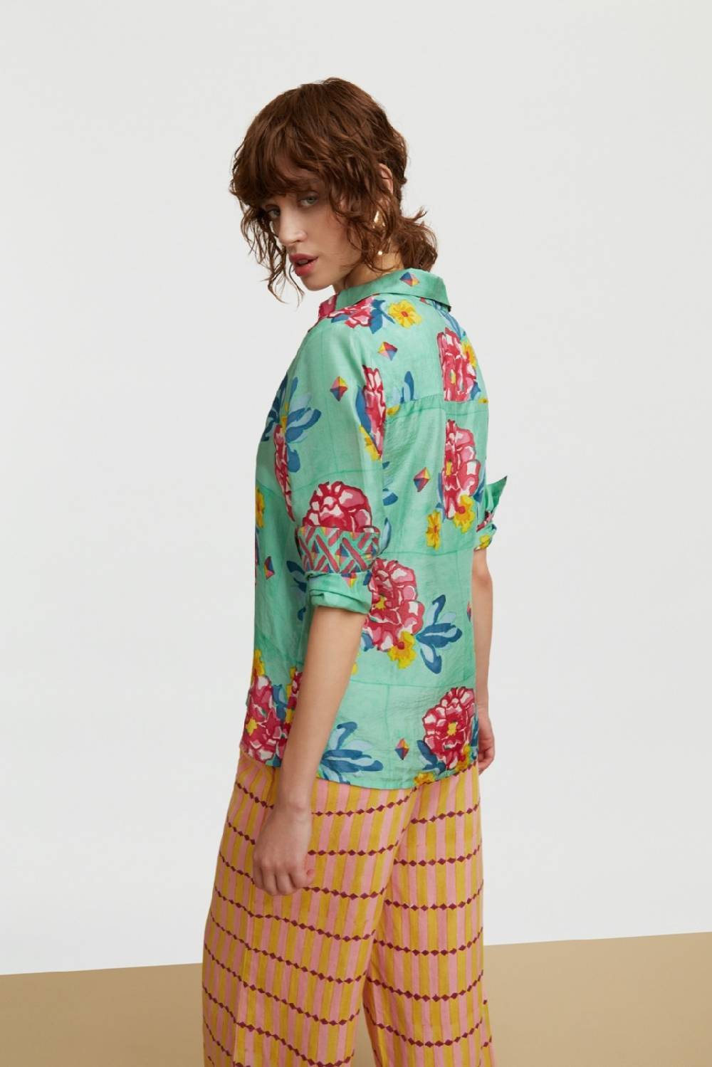 Lisa Corti camicia bella ramye aqua Offerta per la Festa della Mamma