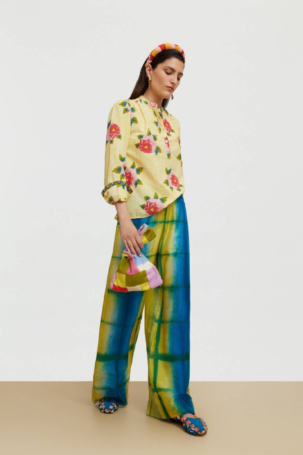 Lisa Corti camicia batumi barwara light yellow Smaltimento dello stoccaggio
