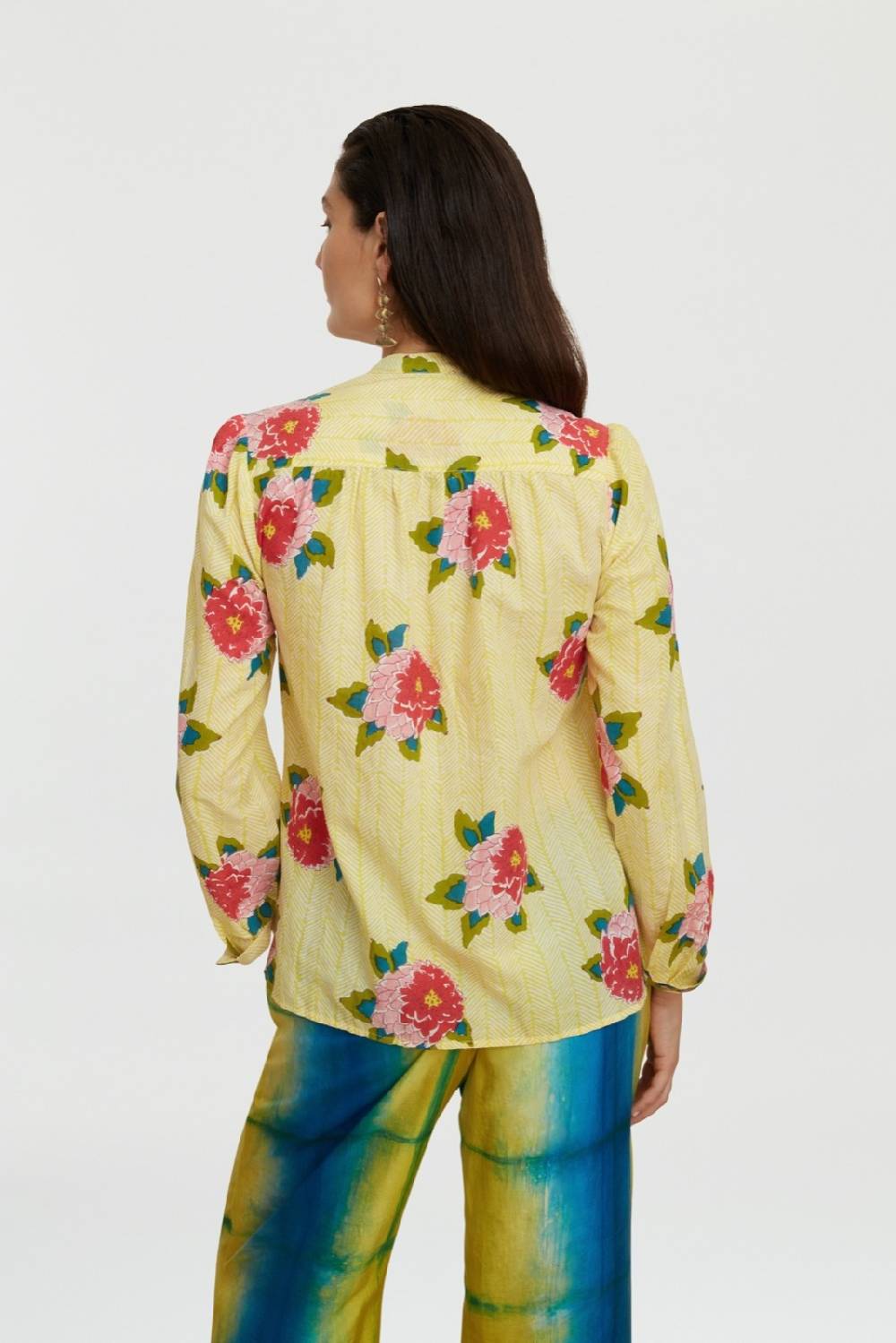 Lisa Corti camicia batumi barwara light yellow Smaltimento dello stoccaggio