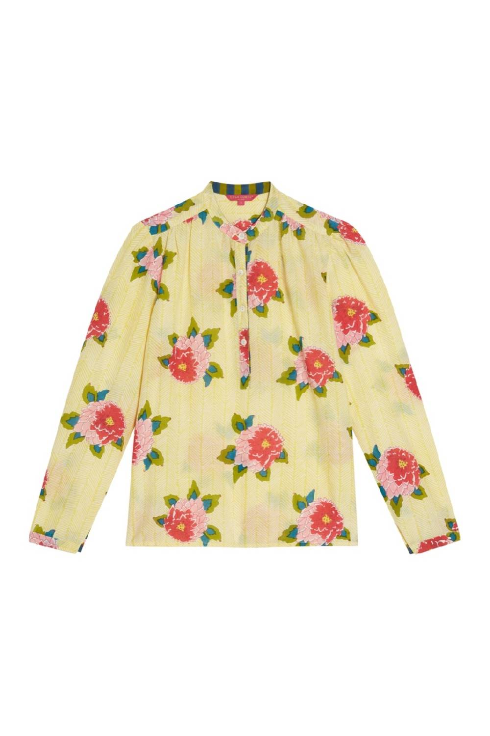 Lisa Corti camicia batumi barwara light yellow Smaltimento dello stoccaggio
