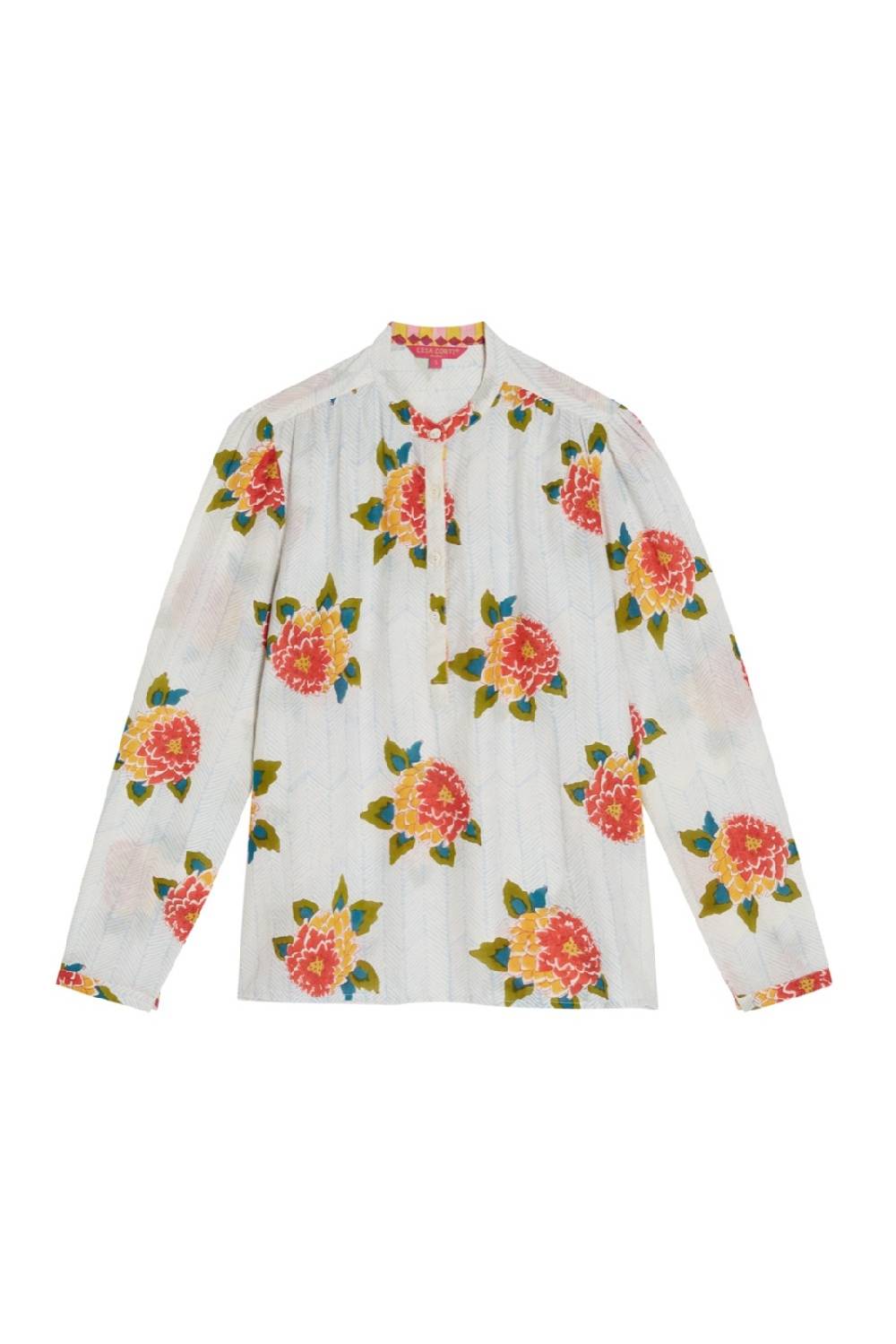 Lisa Corti camicia batumi barwara light blue Vendita calda