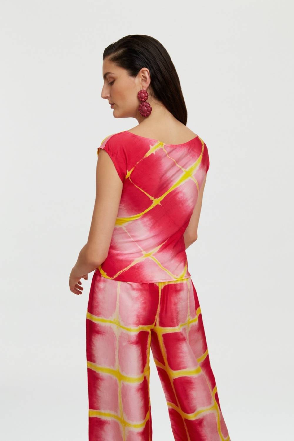 Lisa Corti top phaalko tangra pink Grandi sconti