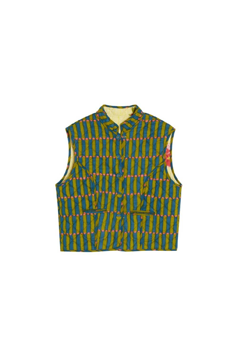 Lisa Corti gilet jaipur barwara light yellow Offerte giornaliere