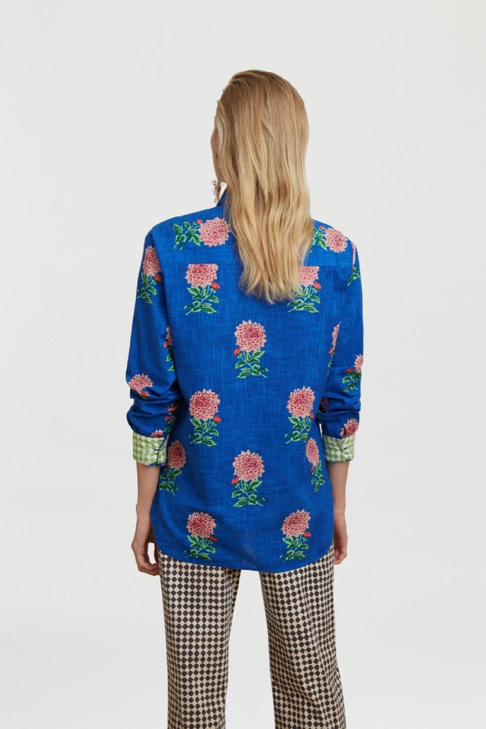 Lisa Corti camicia acapulco mamagoto royal blue Offerte speciali