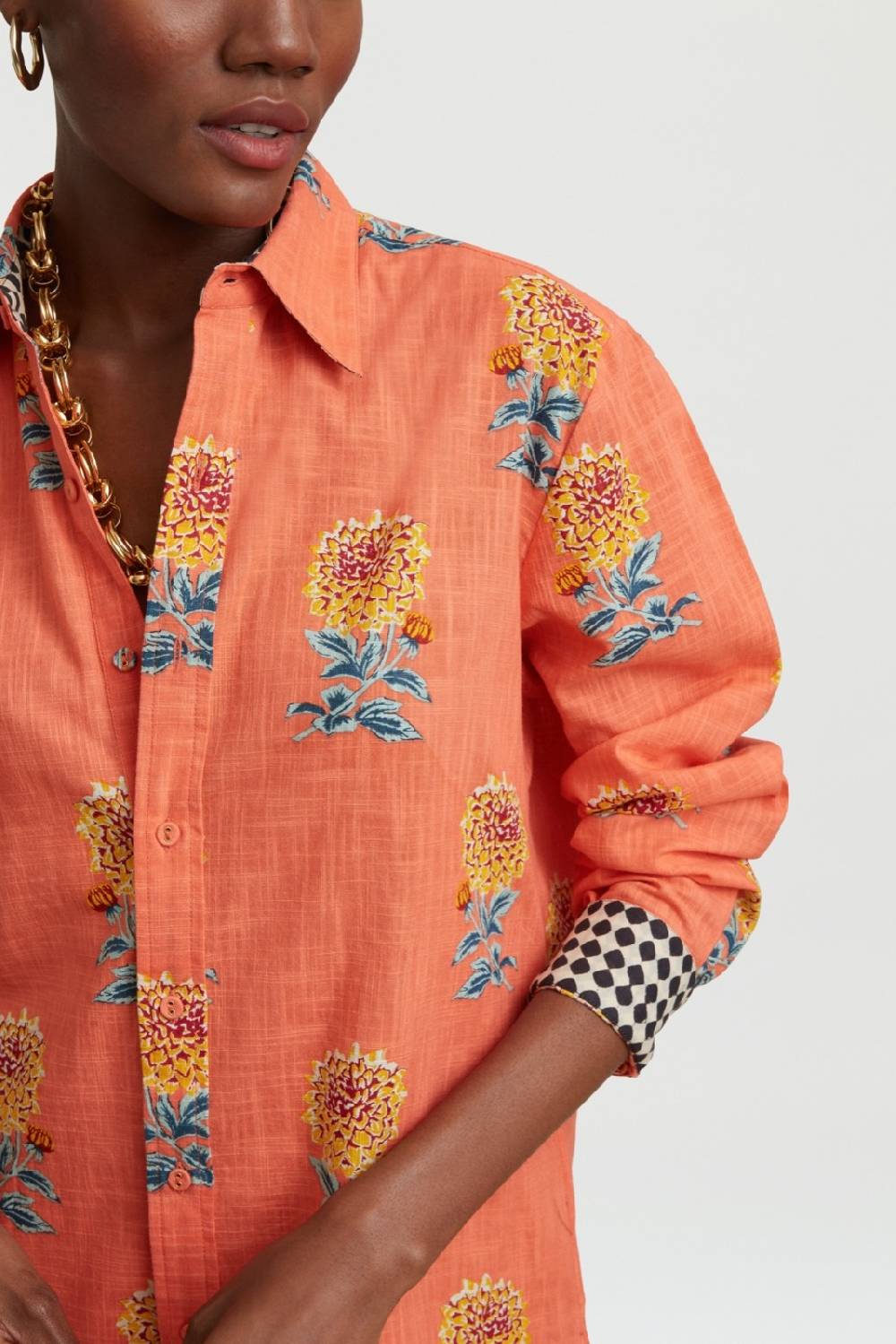 Lisa Corti camicia acapulco mamagoto geranium Sconti VIP