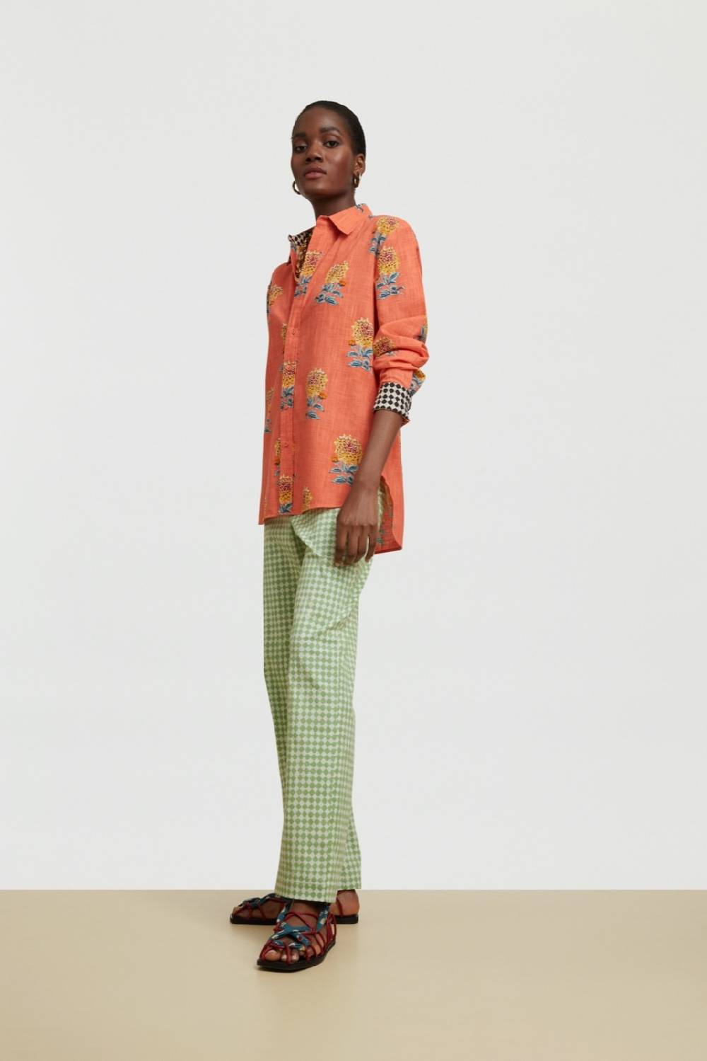 Lisa Corti camicia acapulco mamagoto geranium Sconti VIP