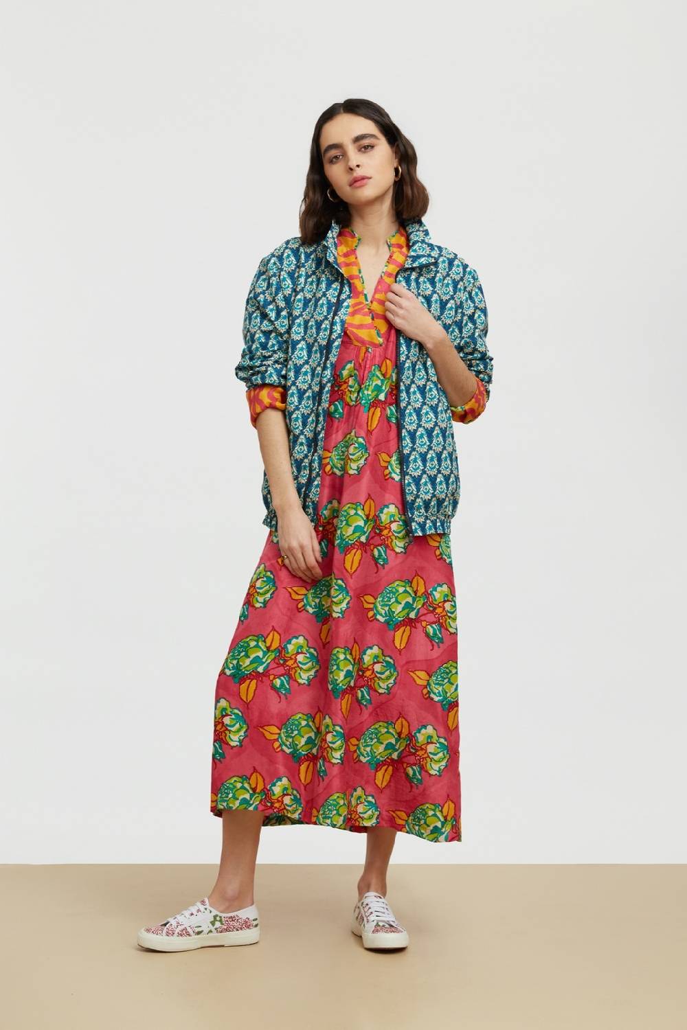 Lisa Corti giacca meltemi parrot peacock Fino al 50% di sconto