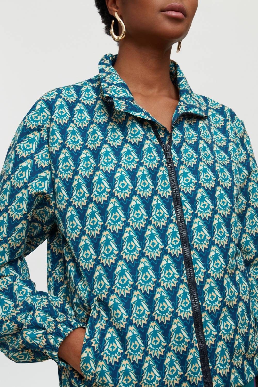 Lisa Corti giacca meltemi parrot peacock Fino al 50% di sconto
