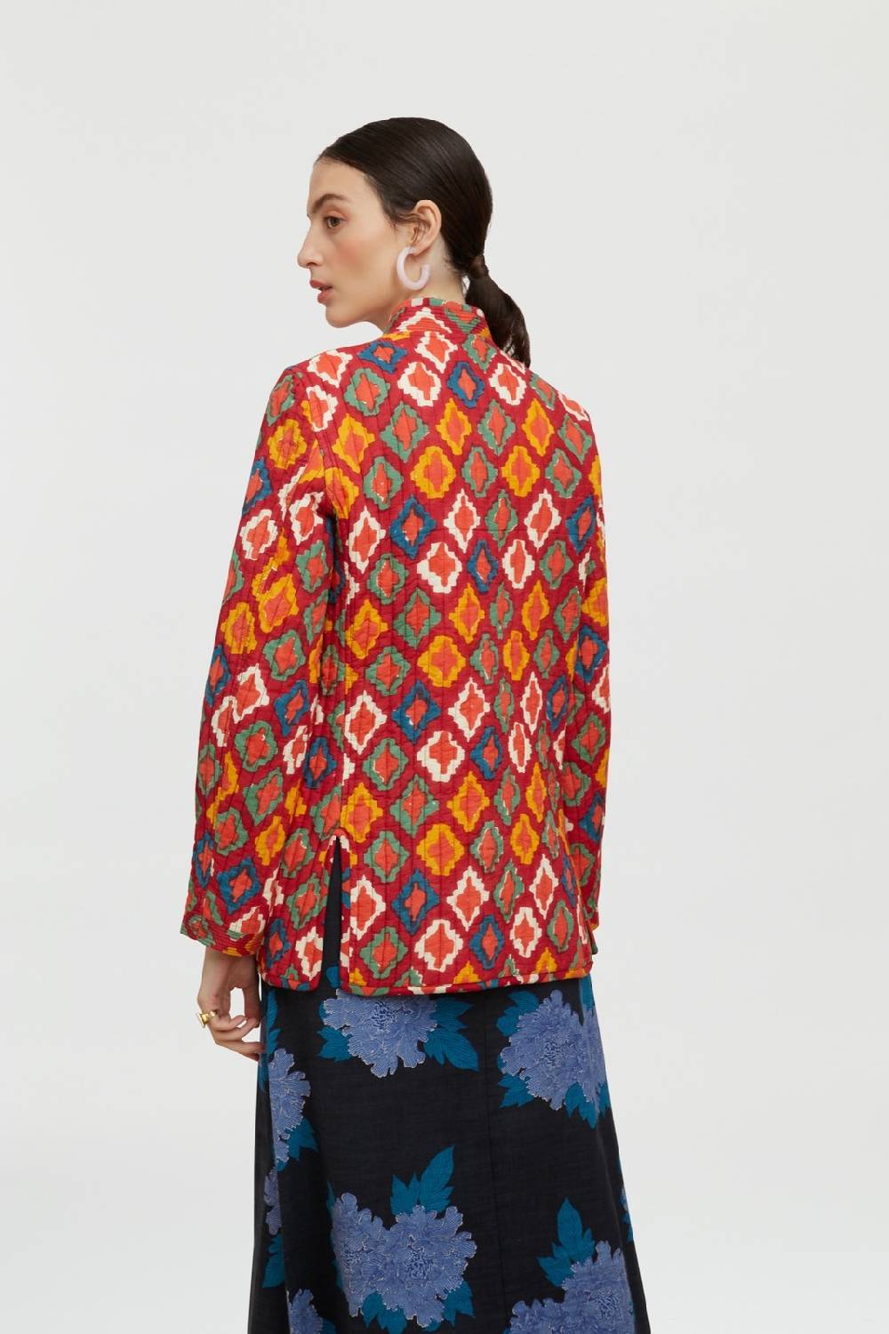 Lisa Corti giacca reversibile jhodpuri corolla gold Offerta speciale della fabbrica