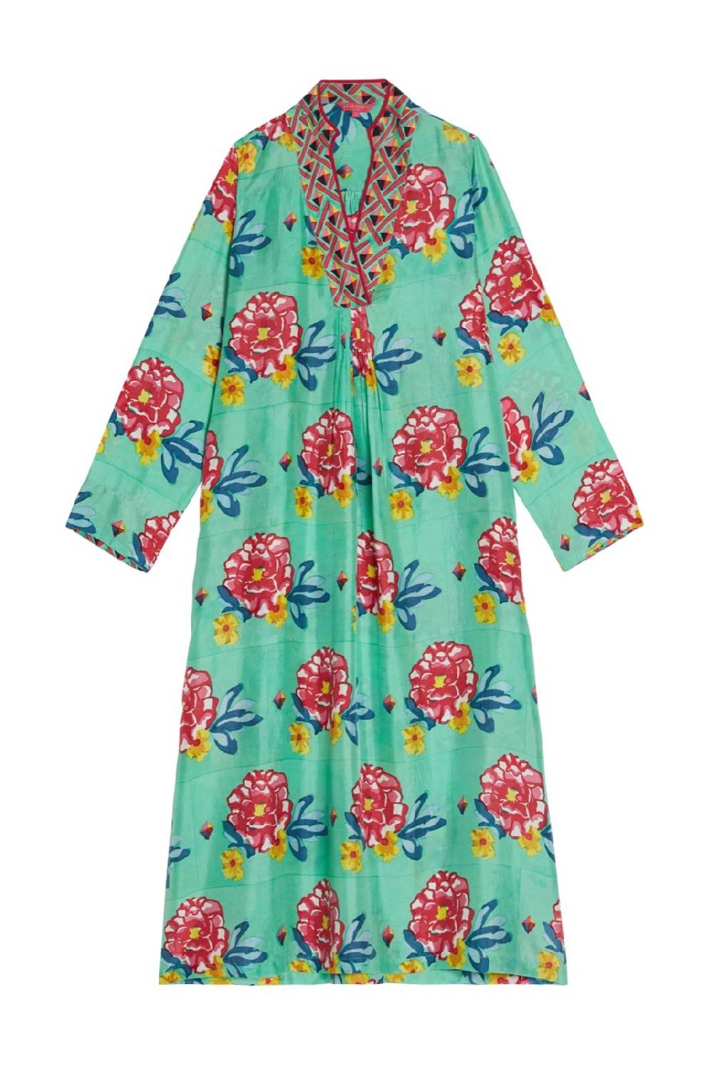 Lisa Corti caftano radha ramye aqua Super sconto