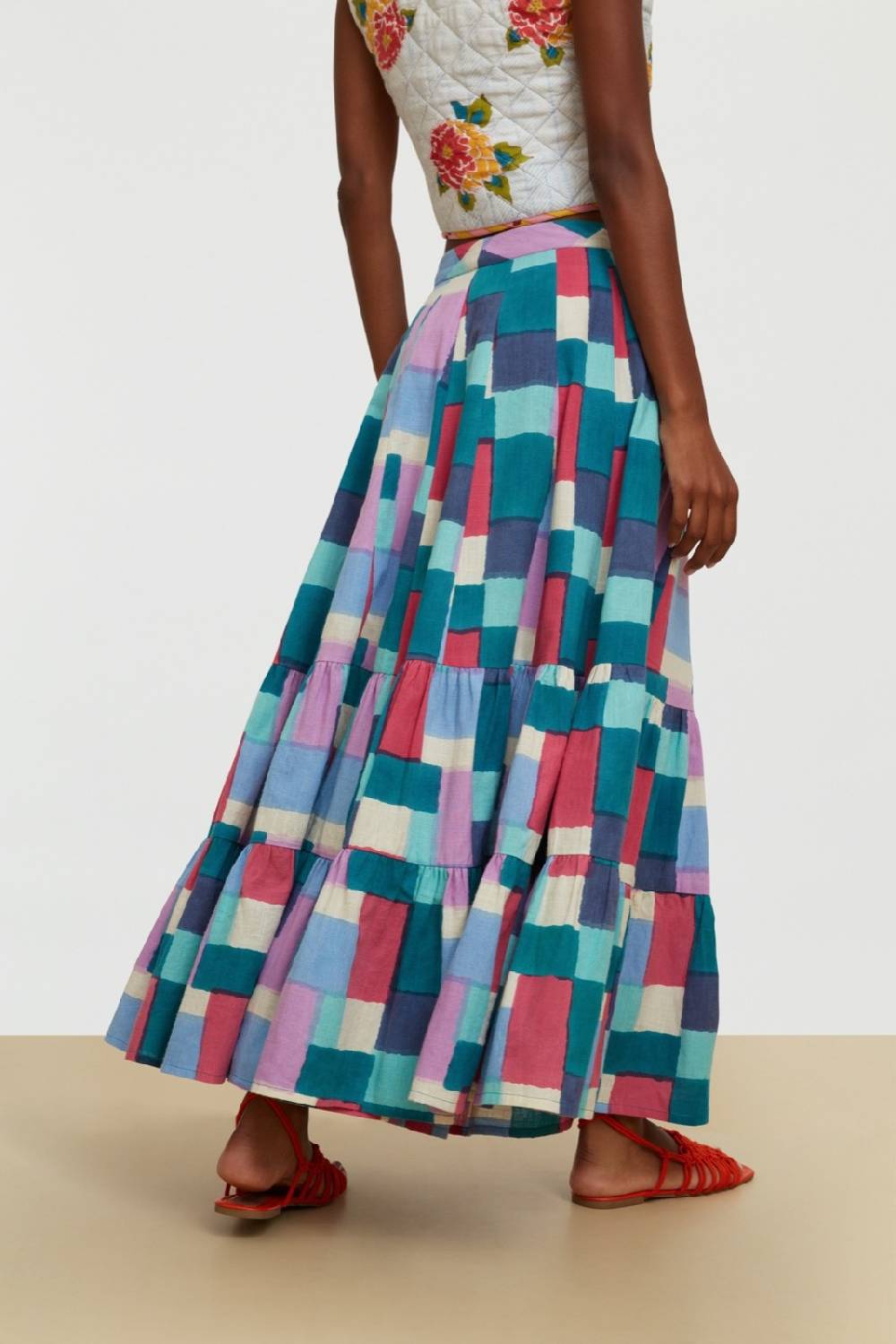Lisa Corti gonna chandra geesband peacock 50% di sconto per tempo limitato