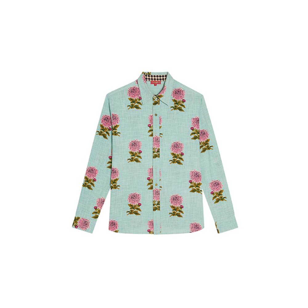 Lisa Corti camicia acapulco mamagoto celadon Fino Al -60%