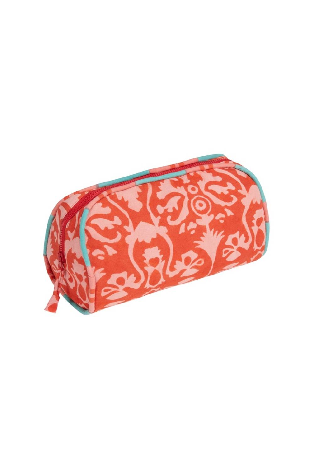 Lisa Corti goretta pouch big damask design red Vendite Flash