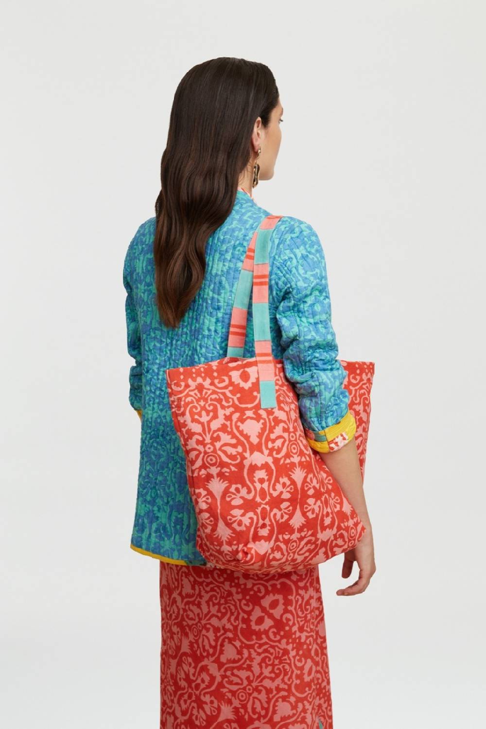 Lisa Corti borsa new lisa damask design red Negozio