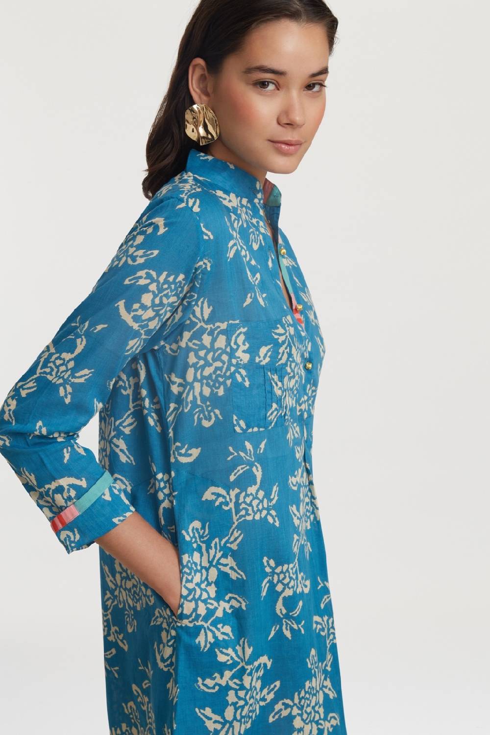 Lisa Corti kurta corta kandem design turquoise Offerta Giorno del Papà