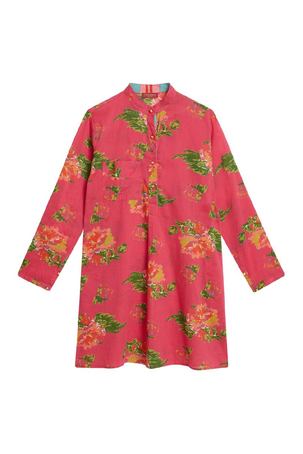Lisa Corti kurta corta azhar flower fuxia Offerta San Valentino
