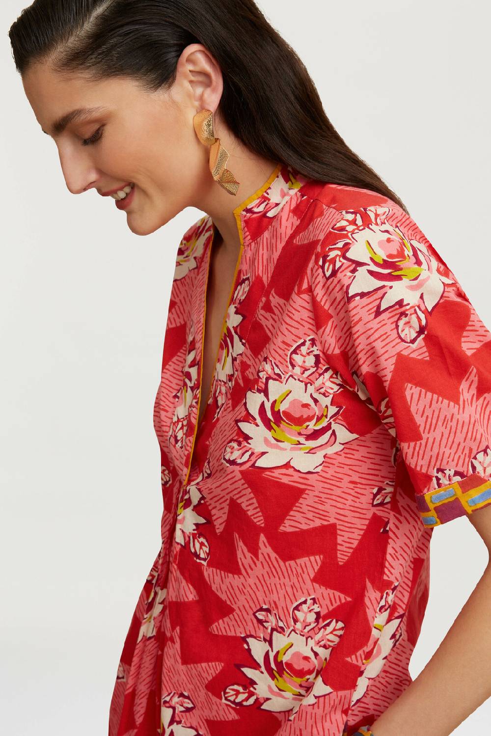 Lisa Corti abito radha star flower red Offerta Anniversario