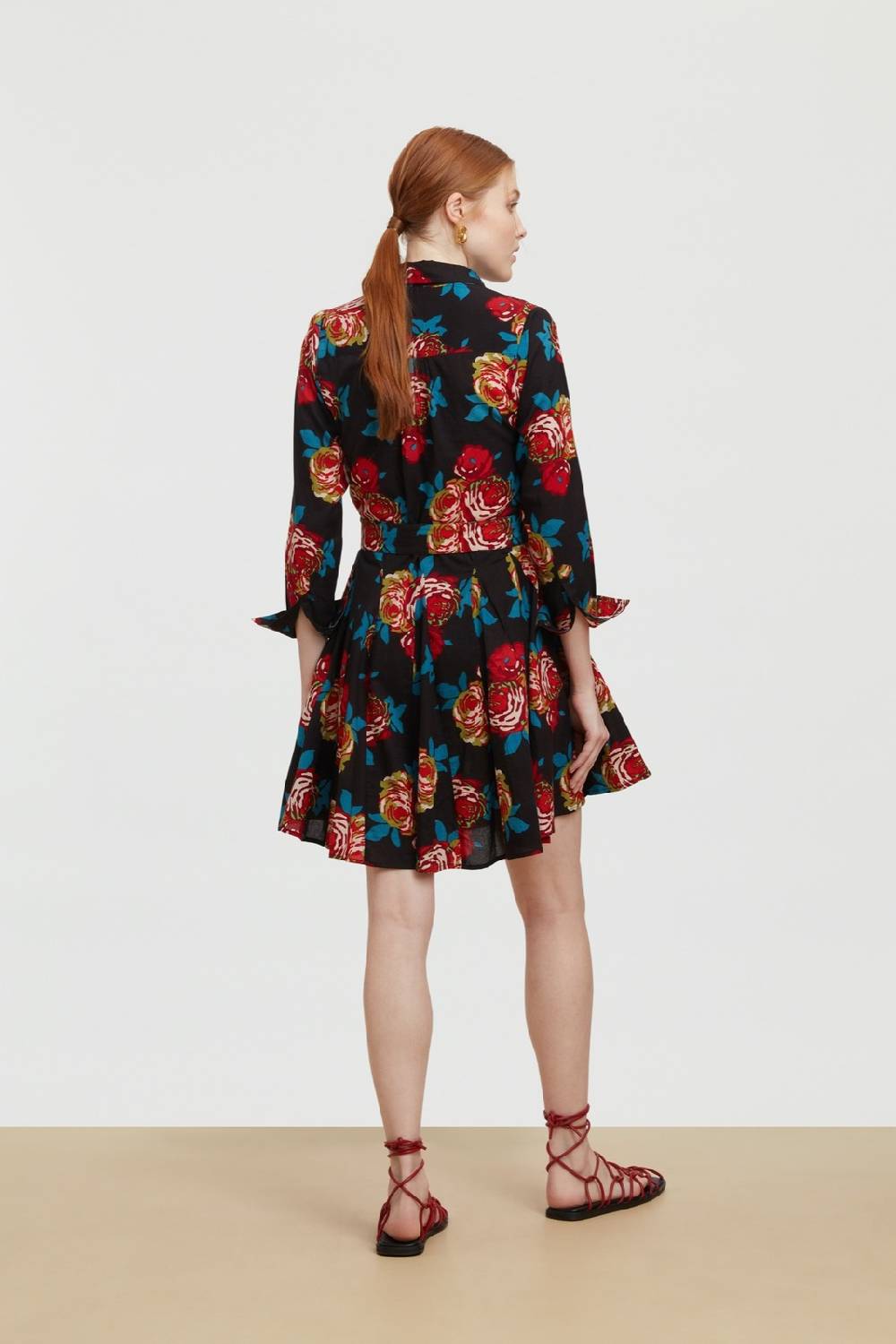 Lisa Corti abito datura bold rose black Nuovi prodotti
