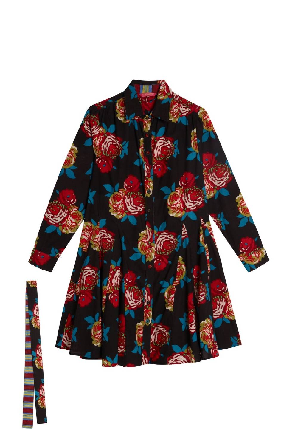 Lisa Corti abito datura bold rose black Nuovi prodotti