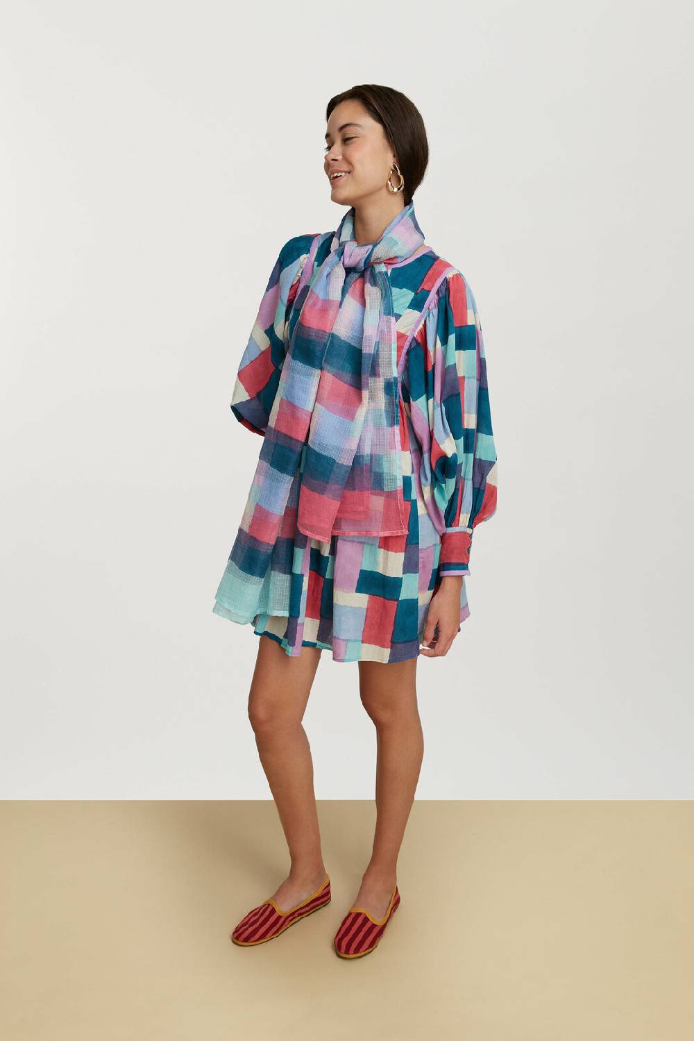 Lisa Corti abito mini ortensia geesband peacock Offerte stagionali