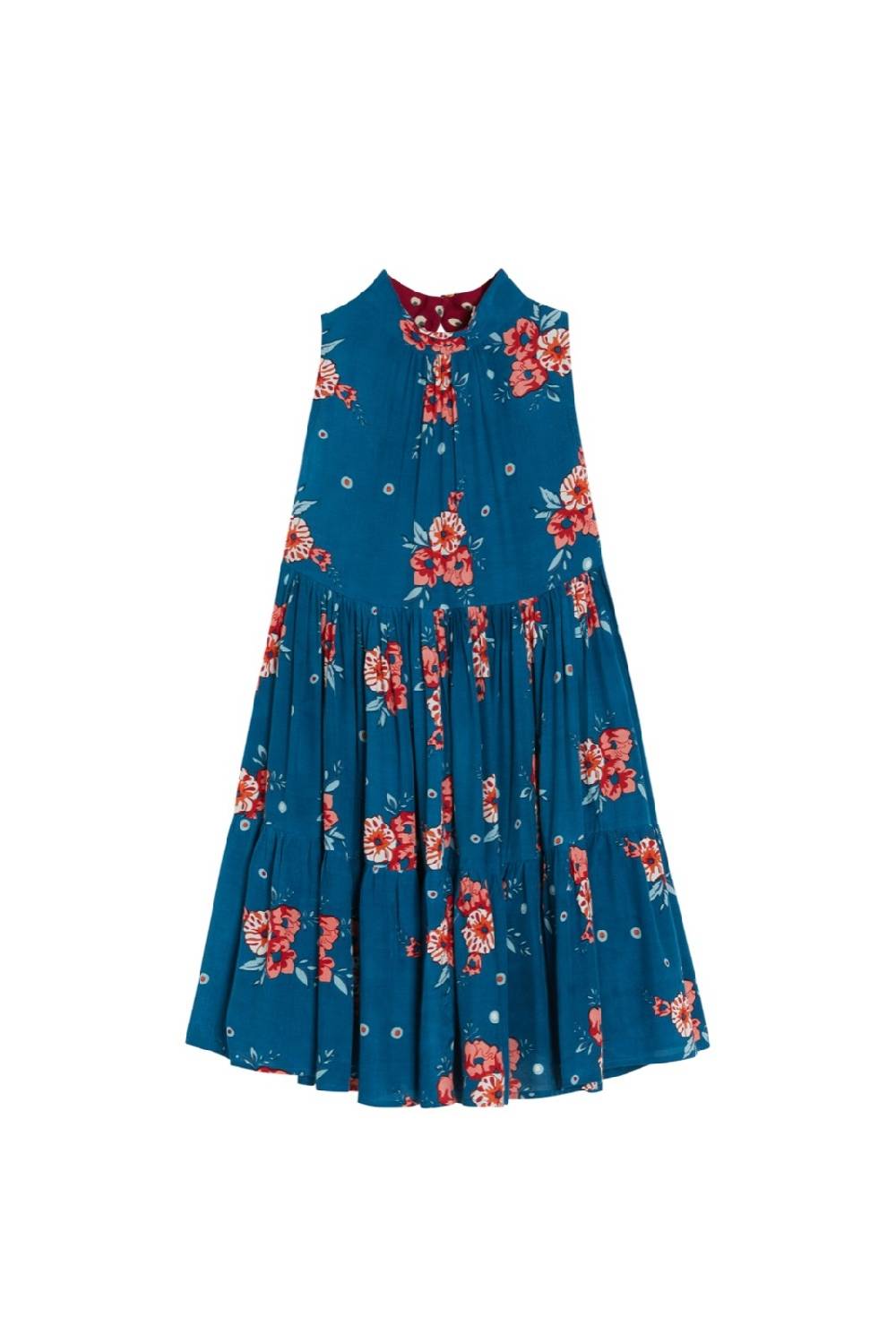 Lisa Corti abito jaipur bukhara flower teal Comprane uno, ottenene uno gratis