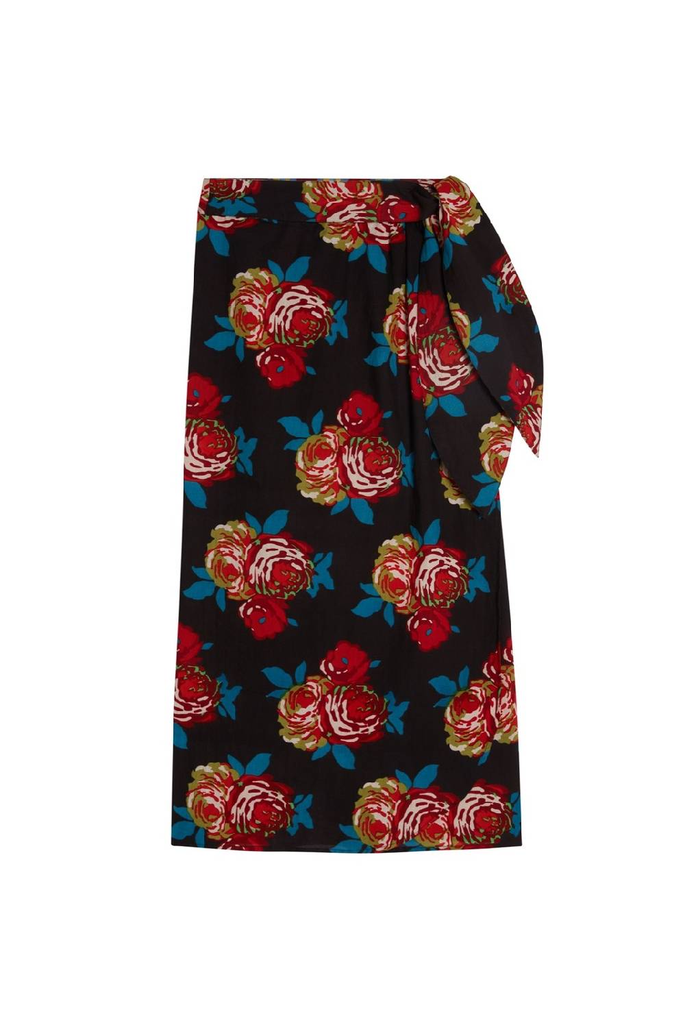 Lisa Corti gonna pareo bold rose black Offerte speciali