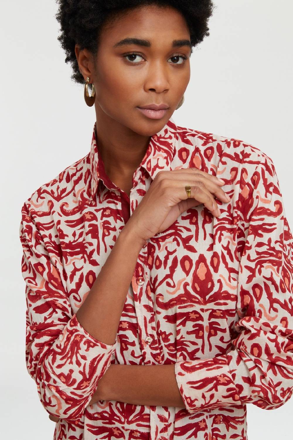 Lisa Corti camicia acapulco adhanery damasque rany Prezzo basso