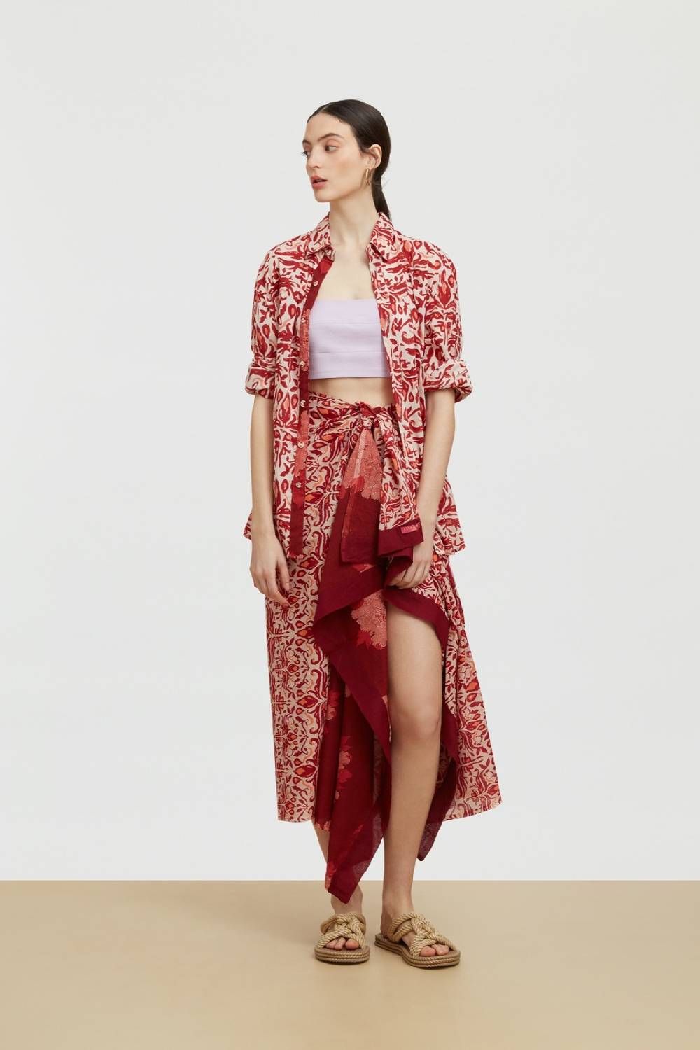 Lisa Corti camicia acapulco adhanery damasque rany Prezzo basso