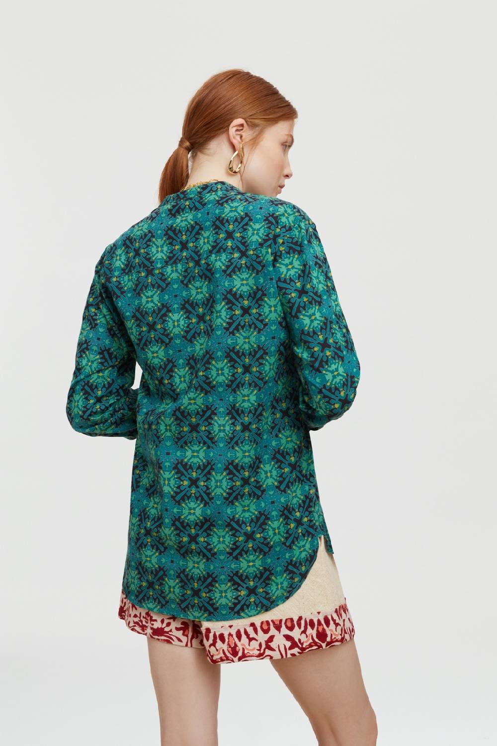 Lisa Corti camicia santorini morocco design black Super Saving Price