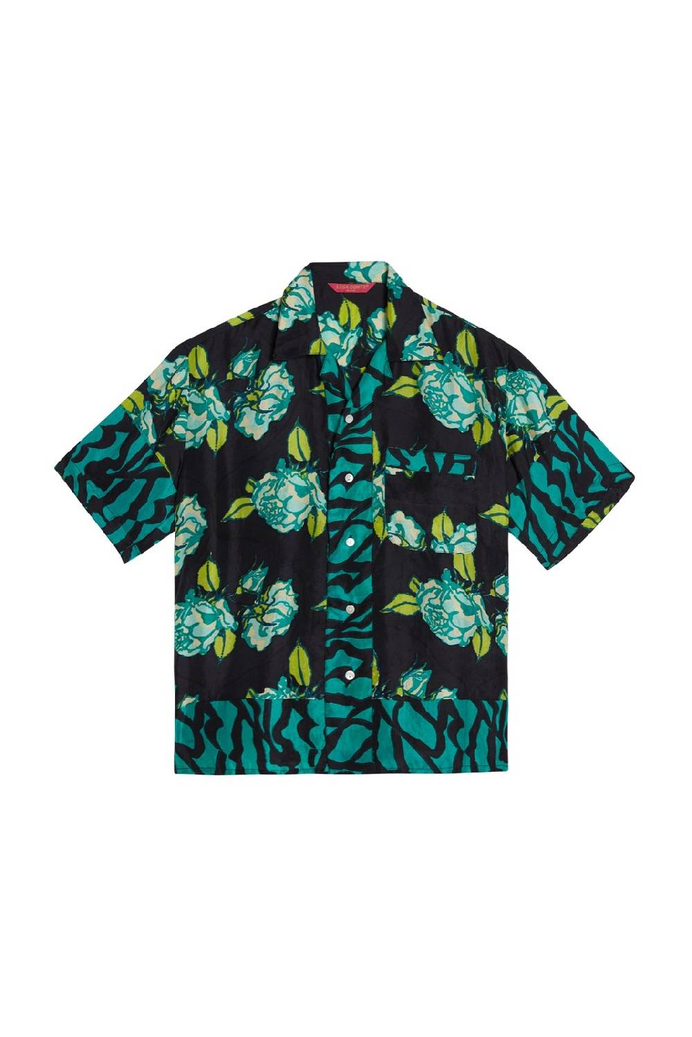 Lisa Corti camicia bowling rosa spina black Sostegno trimestrale