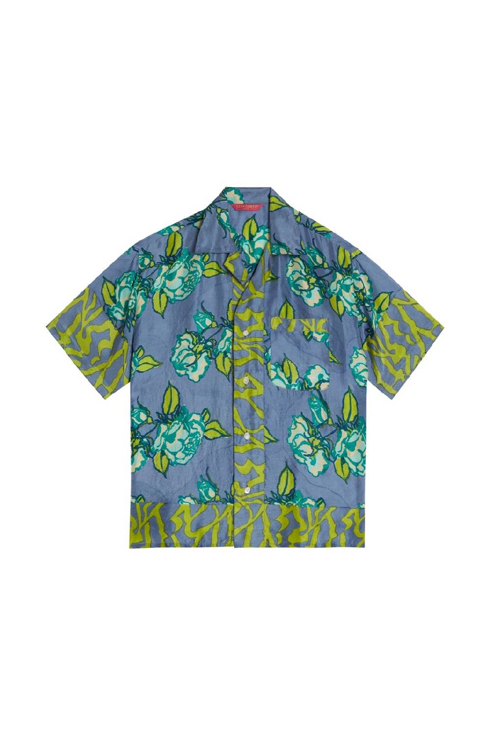 Lisa Corti camicia bowling rosa spina glicine Discount Store per i nuovi prodotti